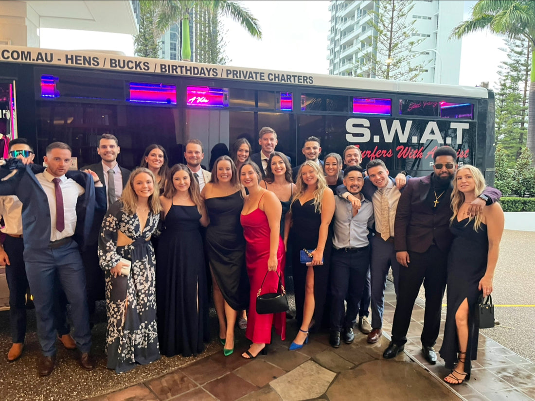 wedding party bus hire