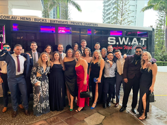 wedding party bus hire