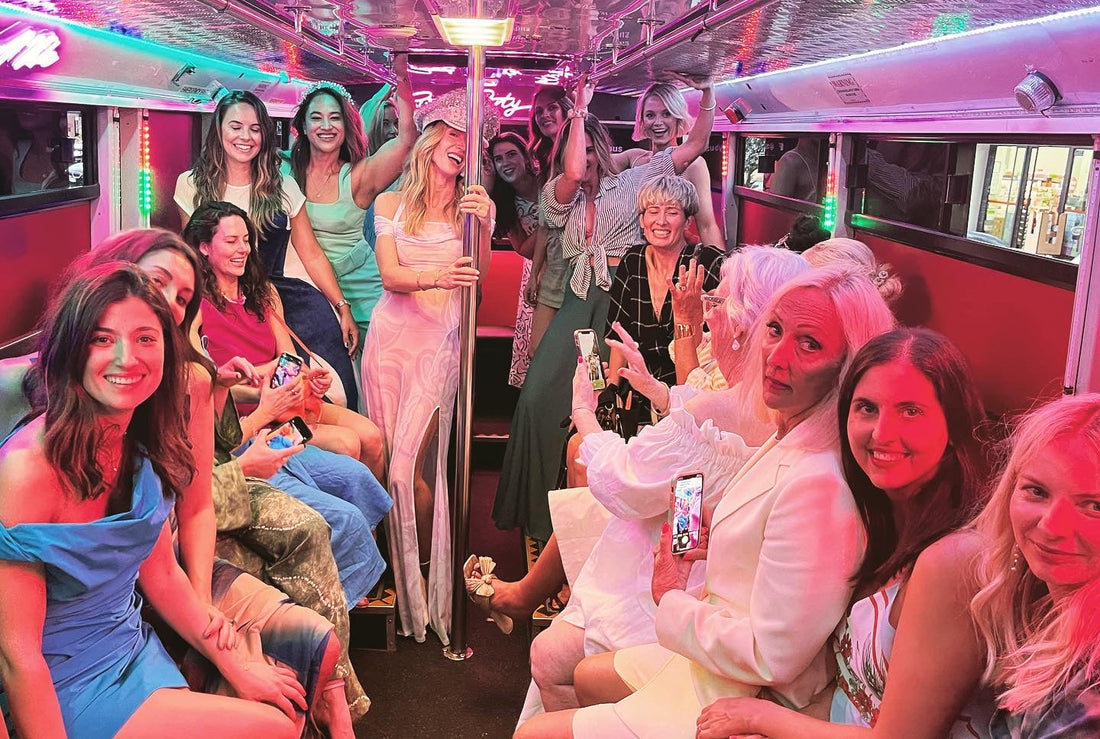 galentines party bus
